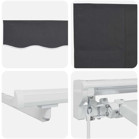 Cornice per Tenda Manuale con LED 5 x 3 m - Foto 9