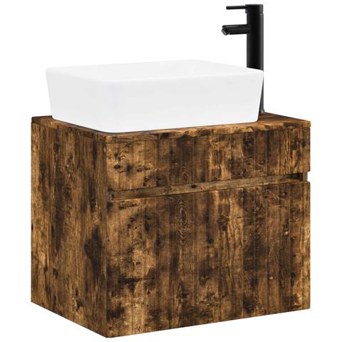 Set di mobili per il bagno Rovere Fumo Legno ingegnerizzato - Foto 1