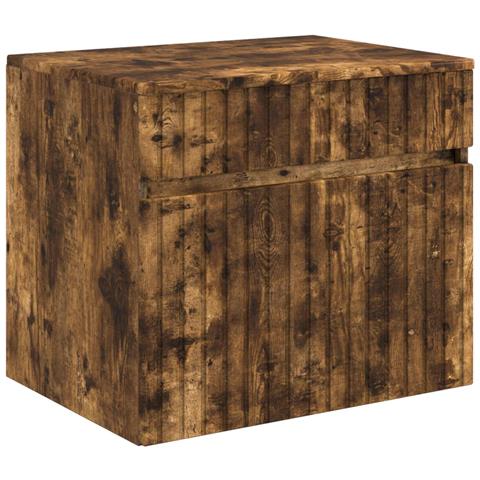 Set di mobili per il bagno Rovere Fumo Legno ingegnerizzato - Foto 10