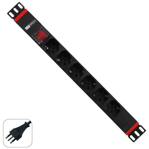 19", 6 x ITA / SCHUKO SPINA ITALIANA 16A - Foto 1