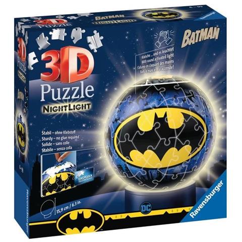 Puzzle tondo Batman 3D 72 pezzi illuminato - Foto 4