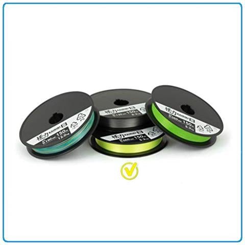 Kairiki 8, 300 Meter, Giallo, 0.060mm / 5.3kg, Filo Da Pesca Intrecciato, 59wpla68r30 - Foto 4