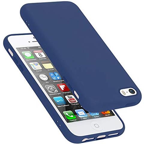 Cadorabo Custodia Compatibile Con Apple Iphone 5 In Liquid Blu - Coperchio Protettivo In Silicone Tpu Flessibile - Foto 1