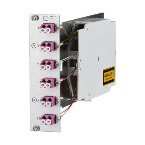 Metz Connect 1528s775061e - Faser - Lcd - Silber - Violett - Aluminium - Keramik - Kunststoff - Stahl - Rackeinbau - 3u (1528s775061e)  - Foto 1