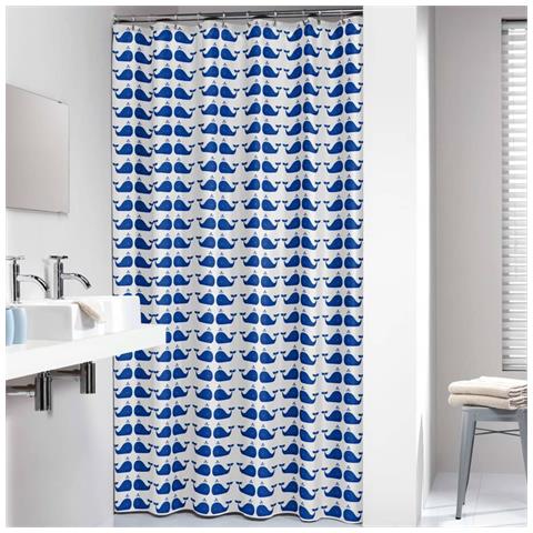 Tenda da Doccia Whale Blu e Bianca - Foto 2