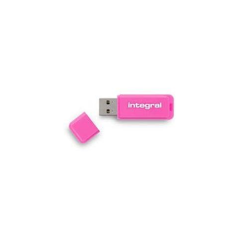 16GB Neon USB Flash Drive, USB 2.0, Type-A, Rosa, 0 - 60 °C, Windows ME / XP / Vista / 7 Mac OS 8.6+ / 9.0+ / OS X Linux v2.4.0 + - Foto 1