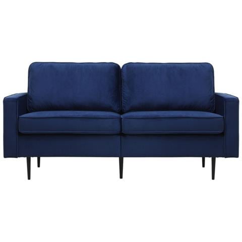 Carrie Divano In Velluto Blu Scuro - Foto 9