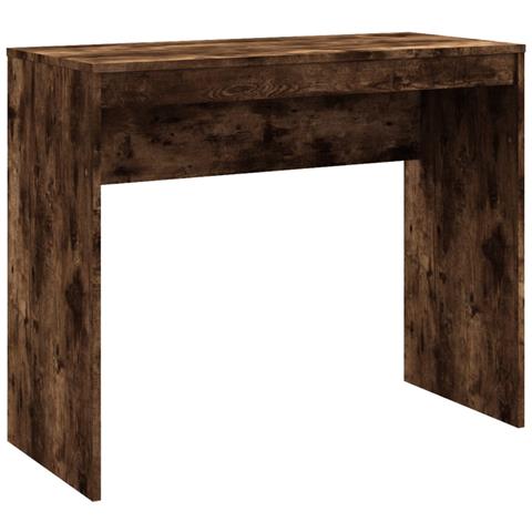 Scrivania Rovere Fumo 90x40x72 cm in Legno Multistrato - Foto 1