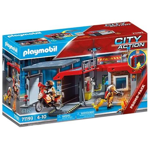 Costruzioni 71193 City Action Stazione Dei Vigili Del Fuoco, 4+ Anni. - Foto 1