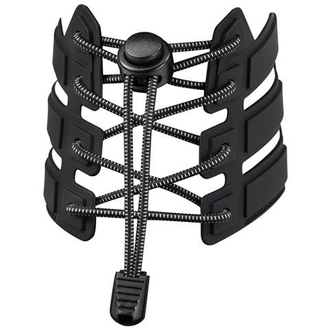 Lacci Elastici Senza Cravatta 110 Cm 1 Paio Black - Foto 1