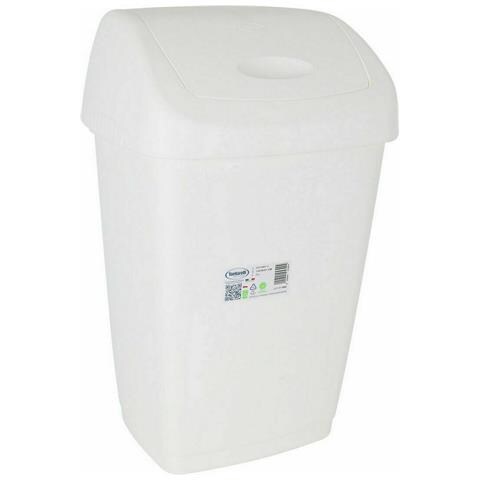 Secchio Della Spazzatura Tontarelli Aurora Bianco (8 Unità) - Foto 2