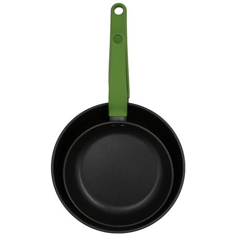 Set Di Padelle Vitae Acciaio Al Carbonio Nero (2 Pezzi) - Foto 2