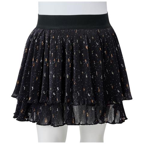 Gonna Da Bambina A Strati Con Design Arricciatura Nera 140 - Foto 8
