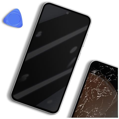 Blocco Completo Per Galaxy S23 Fe Lcd + Vetro Touch + Frame Originale, Bianco - Foto 2