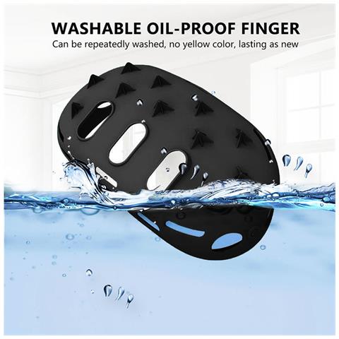 Accessori Meta Quest 3, Copertura Dell'impugnatura Del Controller, Copertura Del Viso Black - Foto 2