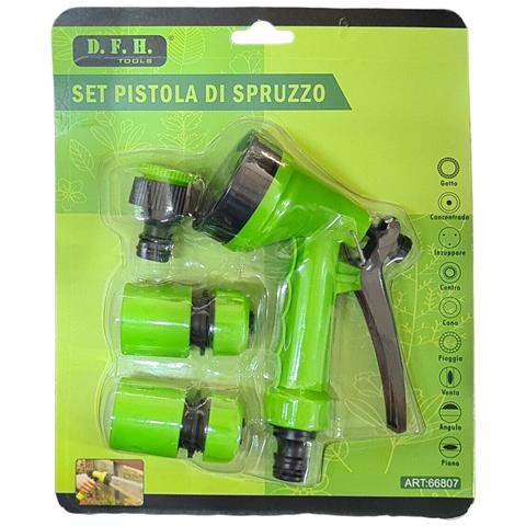 Pistola A Spruzzo Raccordi Per Innaffiare Pompa Irrigazione Giardino Regolabile - Foto 2