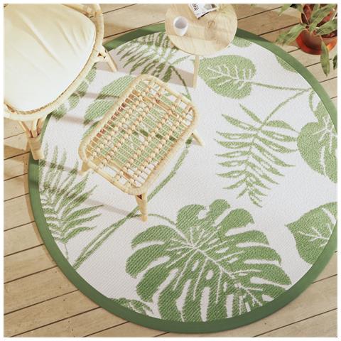 Tappeto Da Esterno Verde 120 Cm In Pp - Foto 1