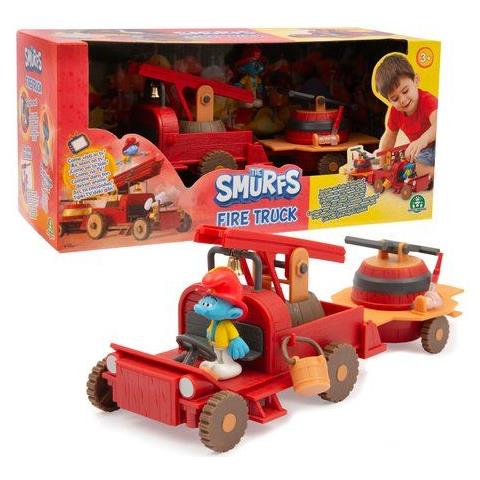 Camion Dei Pompieri Con Personaggio Puffi Puf26000 - Foto 1