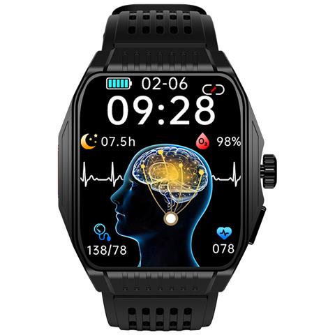 Smartwatch Con Supporto Per Il Sonno, Ecg, Chiamate Bluetooth Black - Foto 2