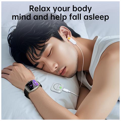 Smartwatch Con Supporto Per Il Sonno, Ecg, Chiamate Bluetooth Black - Foto 7