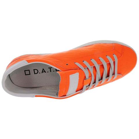 Mezze Scarpe In Pelle Arancione Da Uomo Hill Low 43 - Foto 3