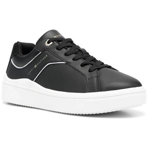 Court Sneaker Sneakers Pelle Scarpe Donna Nero Eu 38, Fw0fw07122 Bds - Foto 2