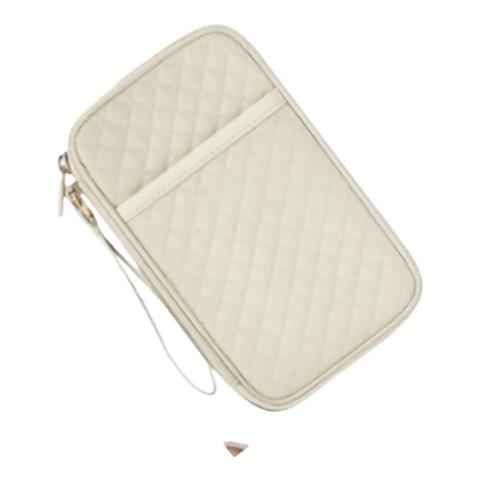 Custodia Organizzatore Per Cavi Da Viaggio, Custodia Per Accessori Elettronici Beige - Foto 4