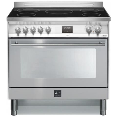 Cucina Elettrica PG96WMFT /AEO 5 Fuochi a Gas Forno Elettrico Multifunzione Ventilato Classe A Dimensioni 90 x 60 cm Colore Acciaio Inox - Foto 1