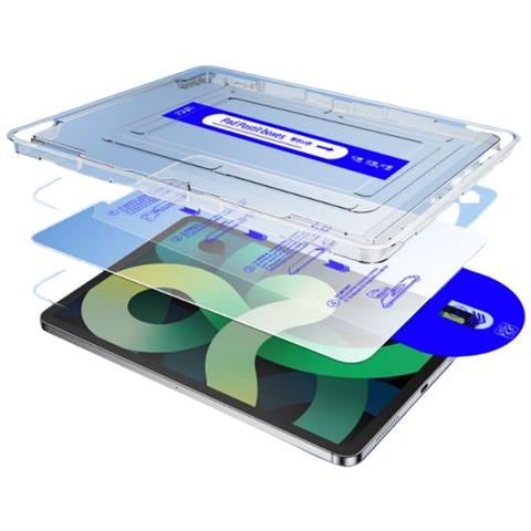 Nuova Pellicola Protettiva Per Schermo Ipad Air 4 10,9'', Vetro Temperato Di Facile Applicazione - Foto 2