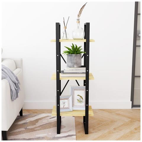 Lusso Casadino - Libreria A 3 Ripiani 40x30x105 Cm In Legno Massello Di Pino - Foto 2