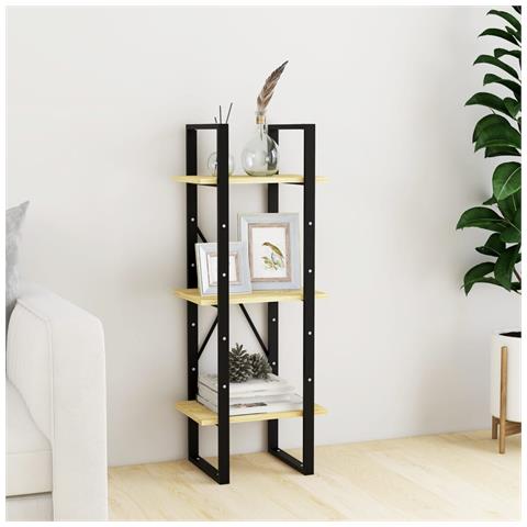 Lusso Casadino - Libreria A 3 Ripiani 40x30x105 Cm In Legno Massello Di Pino - Foto 8