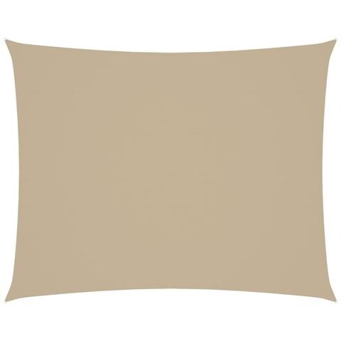 Parasole A Vela Oxford Rettangolare 2,5x3,5 M Beige - Foto 1