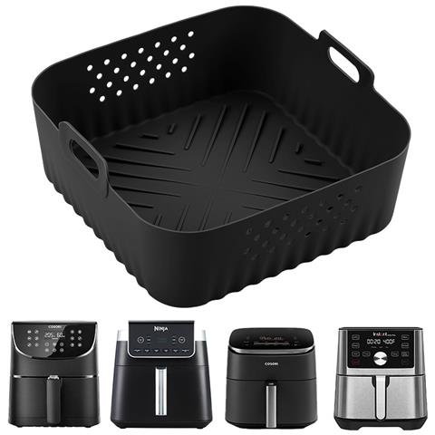 Vassoio In Silicone - Vassoio 190 Per Friggitrici Ad Aria Black - Foto 1