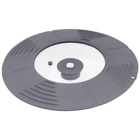 Set Universale Di Coperchi In Vetro (con Plastica), Vetro, Silicone, Grau, 16/18/20/22/24/26/28 - Foto 4