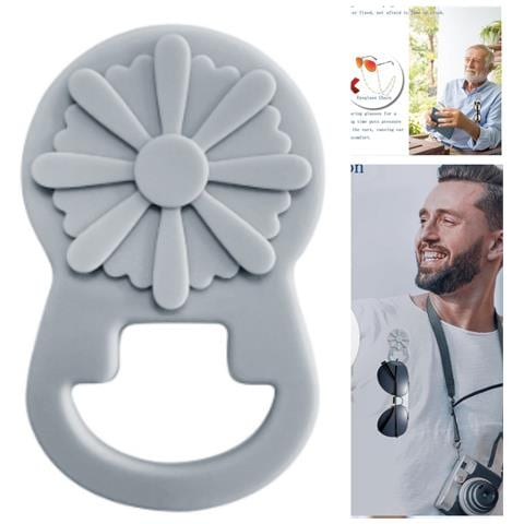 Clip Magnetica Per Portaocchiali Per Vestiti Grey - Foto 1