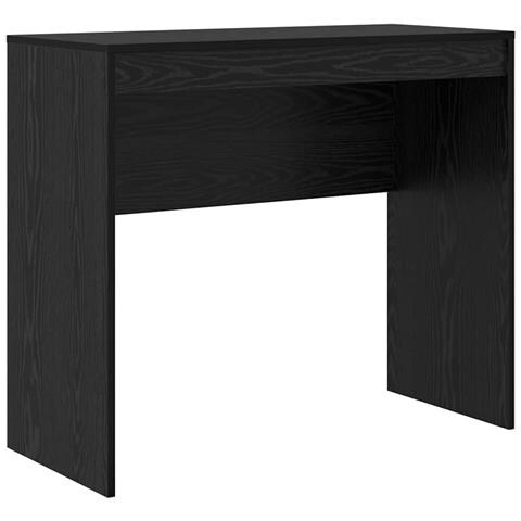 Scrivania Rovere Nero Legno Ingegnerizzato 90 x 40 x 76 cm - Foto 1