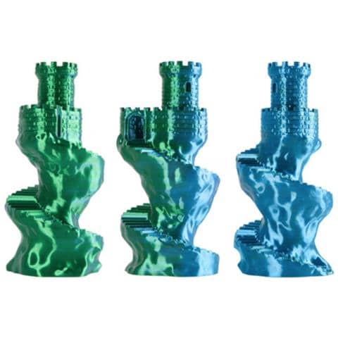 81414 materiale di stampa 3D Acido polilattico (PLA), Seta Multicolore 1 kg - Foto 4