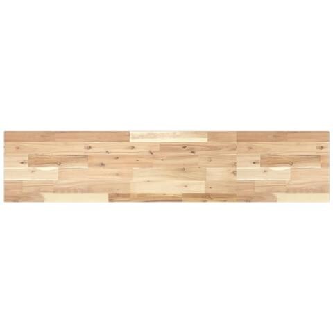 Ripiano a Parete 160x30x2 cm Legno Massello Acacia Non Trattato - Foto 1