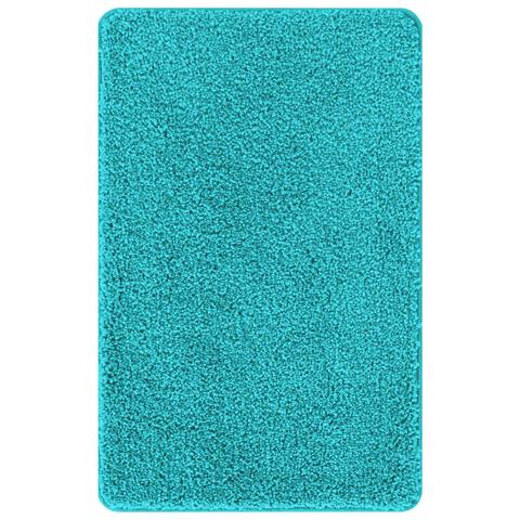 Tappeto da bagno 3 pcs Turchese 50 x 50 cm Polipropilene - Foto 2