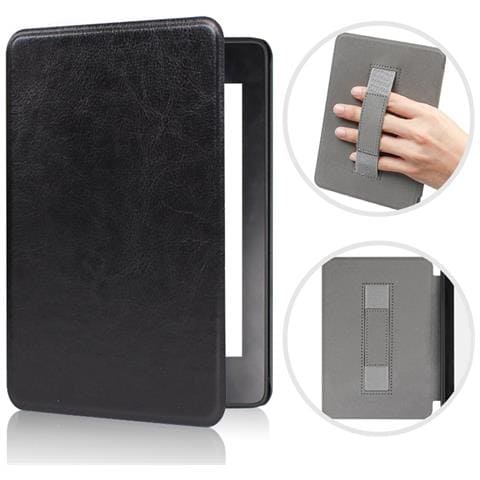 Custodia Protettiva In Pelle Pu Con Texture Mad Horse Per Kindle Paperwhite 12a Generazione (7 Pollici) Kpw6 Black - Foto 4