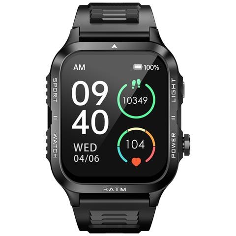 Smartwatch C68 Con Chiamata Bluetooth E Monitoraggio Della Salute Black&white - Foto 1