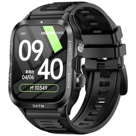 Smartwatch C68 Con Chiamata Bluetooth E Monitoraggio Della Salute Black&white - Foto 2