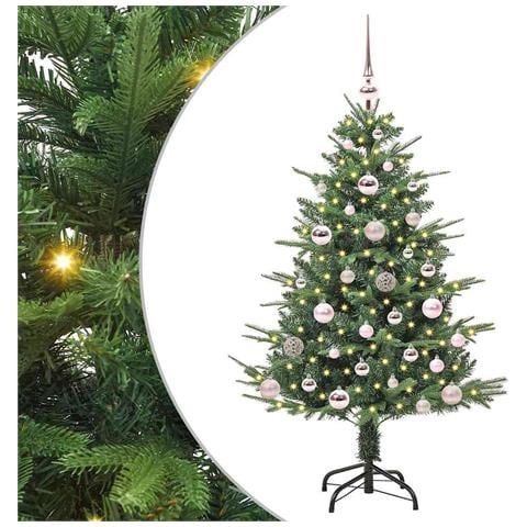 Albero di Natale artificiale preilluminato con set di palline - Foto 1