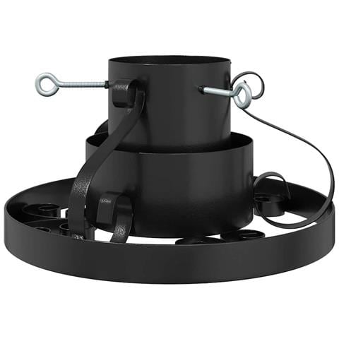 Supporto per Albero di Natale Nero 40 x 40 x 21 cm Acciaio - Foto 1