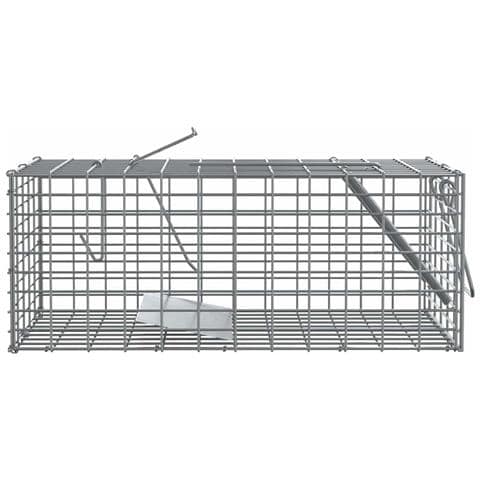 Trappola per animali Antracite 31 x 13 x 12cm Acciaio - Foto 2