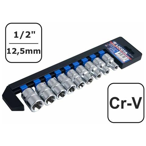 Set Chiavi A Bussola Esagonale Femmina E-profil 1/2 Pollice E10-e24 Industriale - Foto 1