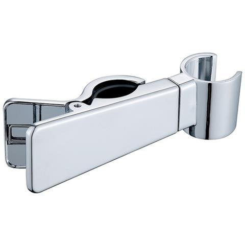 Supporto Universale Per Soffione Doccia In Lega Di Zinco Argentato, Ricambio Regolabile 18-25 Mm - Foto 1