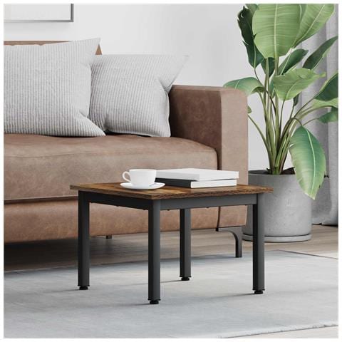 Tavolino da salotto Quercia Fumosa 50 x 50 x 36 cm - Foto 2