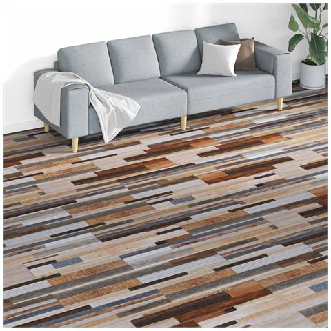 Tavole per Pavimenti 18 pcs Multicolore 5,26 m² PVC - Foto 2