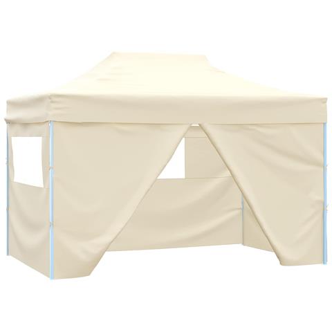 Tenda Party Crema 280 x 410 x 315 cm Tessuto Oxford - Foto 1